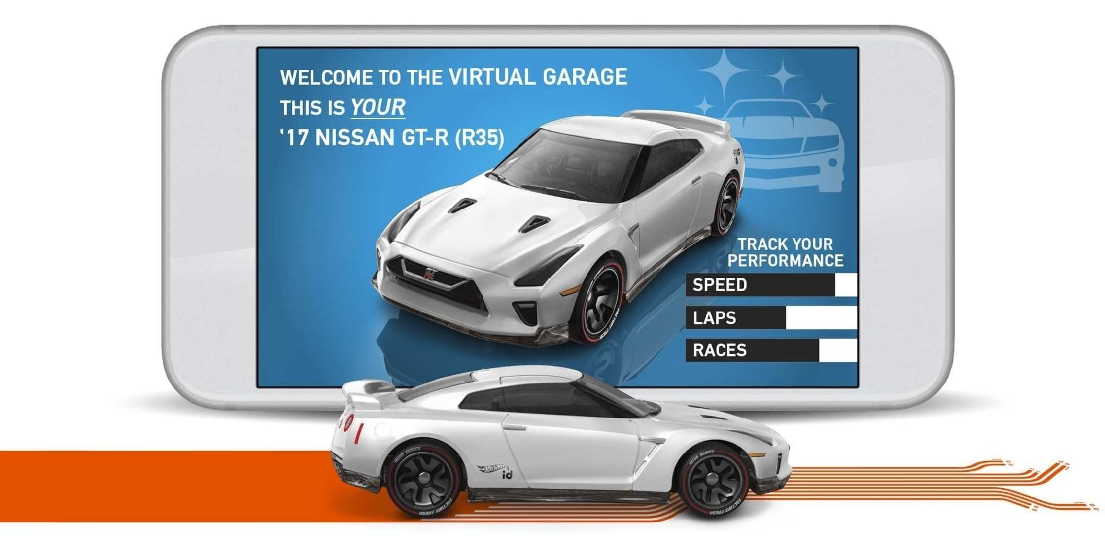 Hot Wheels ID 17 Nissan GTR R35, Race Tracks - Amazon Canada